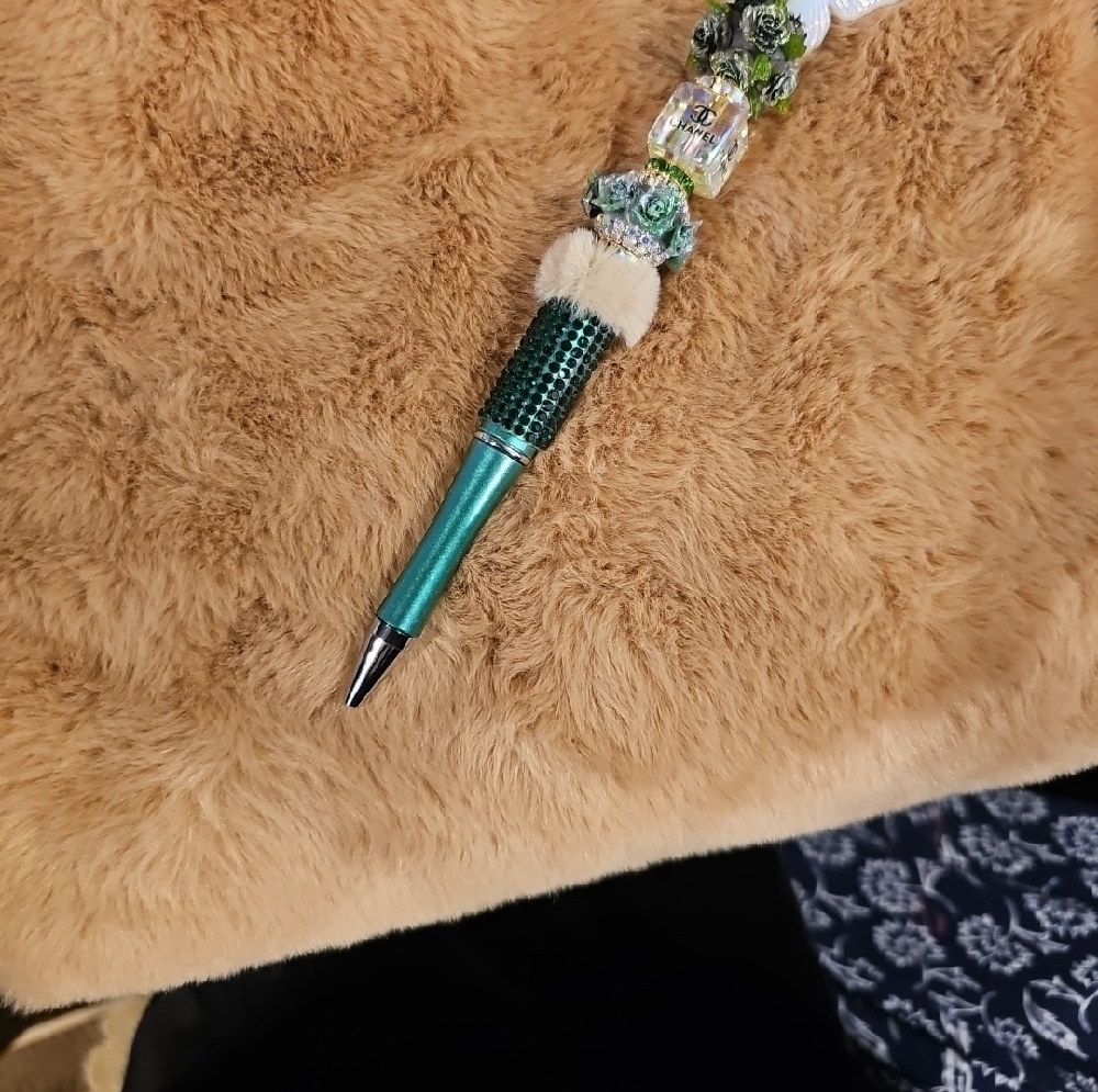 Inspired Green Butterfly Decorative Ballpoint Pen - Picture 6 of 6